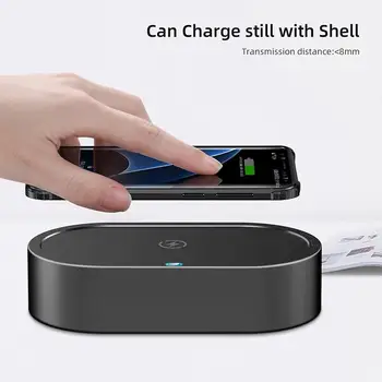 Portable 2 In 1 Phone Wireless Fast Charger UV Sterilizer Disinfection Box for IOS Android Mobile Phone Apple Watch
Portable 2 In 1 Phone Wireless Fast Charger UV Sterilizer Disinfection Box for IOS Android Mobile Phone Apple Watch