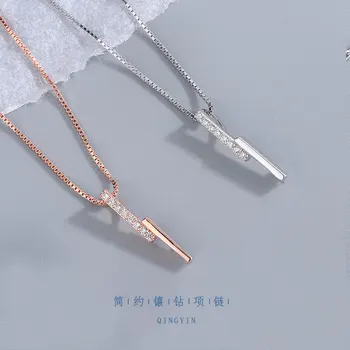 Tilt Silver S925 Silver Necklace Women's Korean Style Elegant Versatile Diamond Set Geometry Square Choker Stall Supply of Goods
Tilt Silver S925 Silver Necklace Women's Korean Style Elegant Versatile Diamond Set Geometry Square Choker Stall Supply of Goods