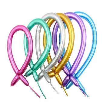 100Pcs Long Glossy Latex Balloons Thick Chrome Metallic Colors Inflatable Twisting Balloons Globos for Party Decor
100Pcs Long Glossy Latex Balloons Thick Chrome Metallic Colors Inflatable Twisting Balloons Globos for Party Decor