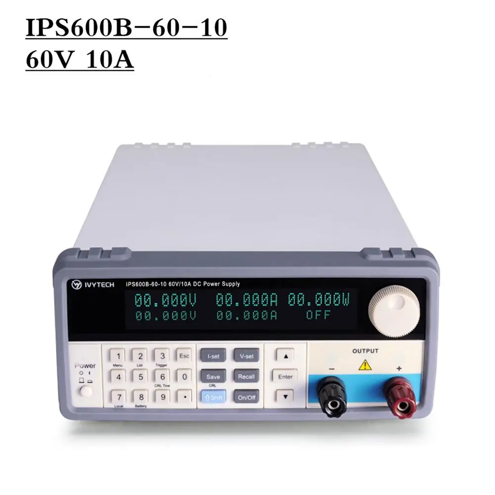 IPS600B 5 digits display Profession Programmable Lab DC Switching Power Supply Voltage Regulation Adjust Current Power Supplies
IPS600B 5 digits display Profession Programmable Lab DC Switching Power Supply Voltage Regulation Adjust Current Power Supplies