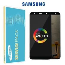 Écran tactile LCD avec pack de Service, 100% pouces, pour Samsung Galaxy J4 + 6.0 J4 Plus J415 J415F J410, 2018 Original=