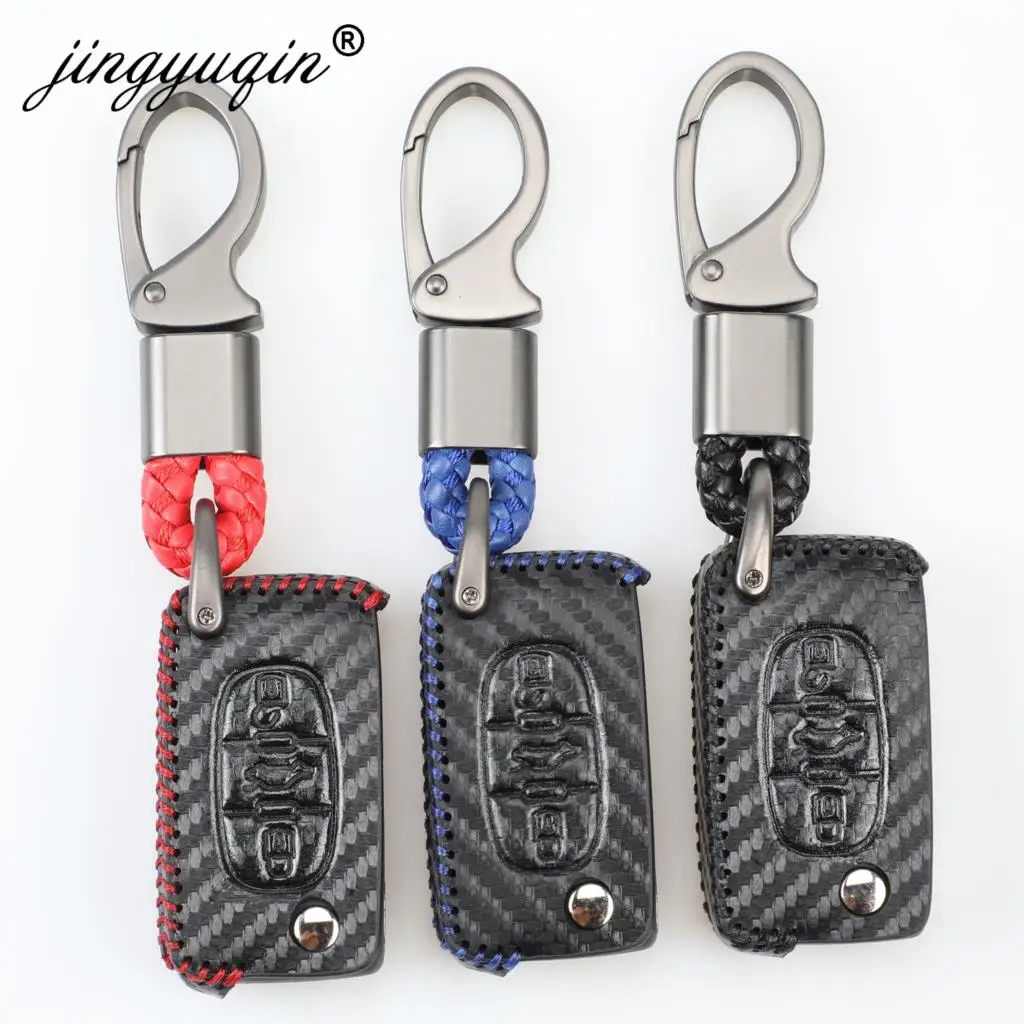 jingyuqin Car Key Cover Case Shell Protect 3B Fob For Peugeot 407 307 308 607 For Citroen C4 C5 Carbon Fiber Shell Styling
jingyuqin Car Key Cover Case Shell Protect 3B Fob For Peugeot 407 307 308 607 For Citroen C4 C5 Carbon Fiber Shell Styling