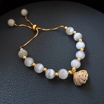 Cat's Eye Stone Shell Pearl Bracelets Women Bracelet Students Best Friend Korean-style Simple INS Non-mainstream De
Cat's Eye Stone Shell Pearl Bracelets Women Bracelet Students Best Friend Korean-style Simple INS Non-mainstream De