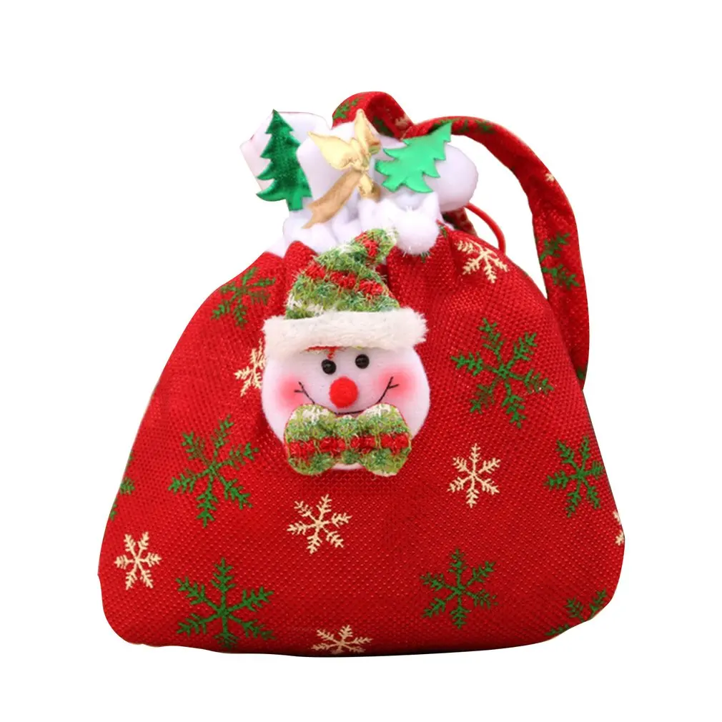 the new santa claus snowman gift bags christmas candy bags