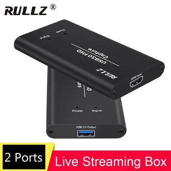 4K 1080P 60 HDMI to USB 3.0 Video Capture Box For PS4 Wii Xbox Phone TV STB Game Recording Conference Computer PC Live Streaming
4K 1080P 60 HDMI to USB 3.0 Video Capture Box For PS4 Wii Xbox Phone TV STB Game Recording Conference Computer PC Live Streaming