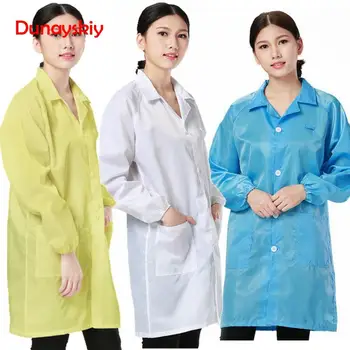 Women Medical Clothing ESD-Safe Shield Anti-static Dustproof LAB Smock Clothes Unisex Coats Work Wear Working Uniforms Lab Coats
Women Medical Clothing ESD-Safe Shield Anti-static Dustproof LAB Smock Clothes Unisex Coats Work Wear Working Uniforms Lab Coats