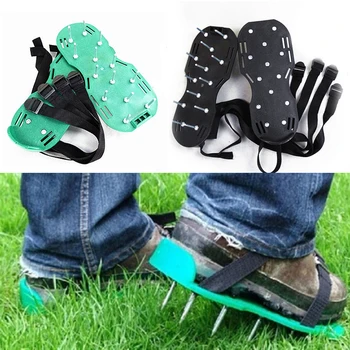 Lawn Aerator Sod Grass Breathe Care 26 Spikes Aerating Straps Shoes Sandals Tool 
Lawn Aerator Sod Grass Breathe Care 26 Spikes Aerating Straps Shoes Sandals Tool