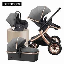 Baby carriage 2 in 1/3 in 1 high landscape can sit and recline two-way shock absorber lightweight folding trolley
Baby carriage 2 in 1/3 in 1 high landscape can sit and recline two-way shock absorber lightweight folding trolley