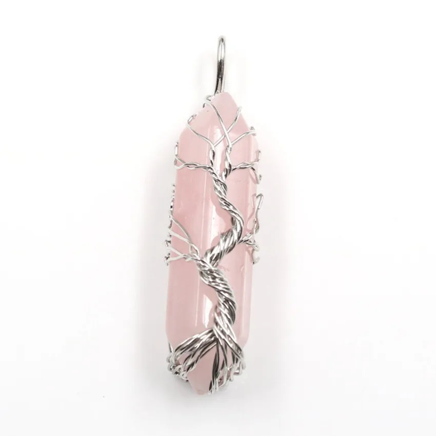 FYSL Silver Plated Wire Wrap Geometric Shape Rose Pink Quartz Pendant for Gift Opalite Opal Jewelry
FYSL Silver Plated Wire Wrap Geometric Shape Rose Pink Quartz Pendant for Gift Opalite Opal Jewelry