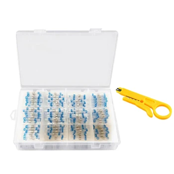 200PCS AWG 16-14 Blue Solder Seal Wire Connectors , Heat Shrink Butt Connectors, Waterproof and Insulated Wire Terminals 
200PCS AWG 16-14 Blue Solder Seal Wire Connectors , Heat Shrink Butt Connectors, Waterproof and Insulated Wire Terminals