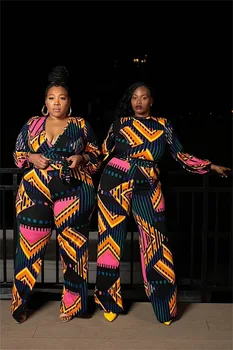 2020 new spring fashion style women v-neck long sleeve plus size two pieces sets top and pants XL-5XL
2020 new spring fashion style women v-neck long sleeve plus size two pieces sets top and pants XL-5XL
