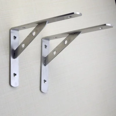 Newest 2Pcs Practical Stainless Steel Silver Color Tripod Bracket for Wall Shelf Bookcase Compartment Support Frame 6/8 inch
Newest 2Pcs Practical Stainless Steel Silver Color Tripod Bracket for Wall Shelf Bookcase Compartment Support Frame 6/8 inch