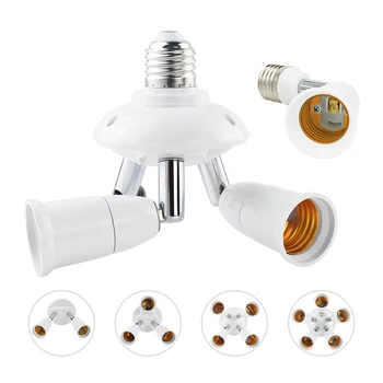 1/2/3/4/5 in 1 Light Socket Splitter Bases E27 to E27 Adapter Converter Holder Flexible Extended Standard for LED Lamp Bulbs
1/2/3/4/5 in 1 Light Socket Splitter Bases E27 to E27 Adapter Converter Holder Flexible Extended Standard for LED Lamp Bulbs