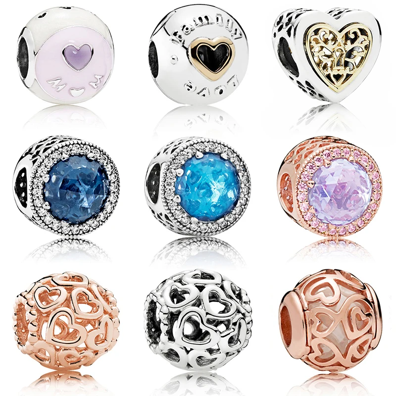 925 Sterling Silver Mother's Day Gift Sparkling Zircon Cutout Charm Beads For Primitive Women's Style Charm Bracelet
925 Sterling Silver Mother's Day Gift Sparkling Zircon Cutout Charm Beads For Primitive Women's Style Charm Bracelet
