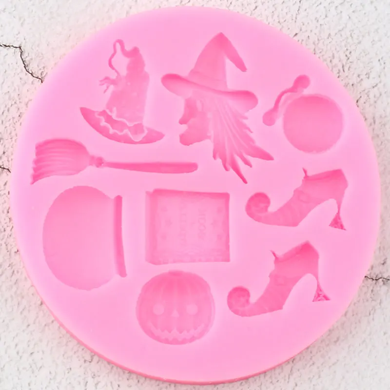Halloween Cake Decorating Silicone Molds DIY Baking Cupcake Topper Fondant Mould Chocolate Gumpaste Candy Polymer Clay Moulds
Halloween Cake Decorating Silicone Molds DIY Baking Cupcake Topper Fondant Mould Chocolate Gumpaste Candy Polymer Clay Moulds