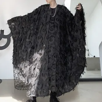 Plus Size Tassel Trench Women Black White Irregular Pleated Patchwork Bat Sleeved Full Sleeve Elegant Small Fresh XJ2634
Plus Size Tassel Trench Women Black White Irregular Pleated Patchwork Bat Sleeved Full Sleeve Elegant Small Fresh XJ2634