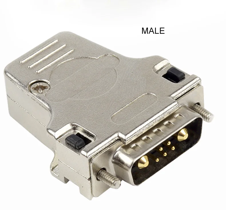 3U Позолоченные 7W2 припоя головка 20A 40A большой ток DB7-pin разъем мужской женский чистый Медь D-образная вилка с металлической крышкой
3U Позолоченные 7W2 припоя головка 20A 40A большой ток DB7-pin разъем мужской женский чистый Медь D-образная вилка с металлической крышкой