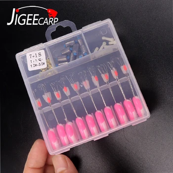 JIGEECARP 5 Sets Carp Fishing Silicone Space Bean Set Lead Sinker Floating Seat Fishing Connector Clip Fishing Tackle Stopper
JIGEECARP 5 Sets Carp Fishing Silicone Space Bean Set Lead Sinker Floating Seat Fishing Connector Clip Fishing Tackle Stopper