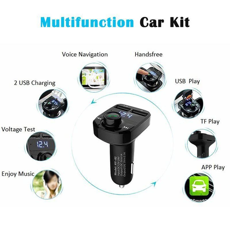 Replacement FM Transmitter Portable Wireless Multifunction Bluetooth Radio LCD MP3 Player Dual USB
Replacement FM Transmitter Portable Wireless Multifunction Bluetooth Radio LCD MP3 Player Dual USB