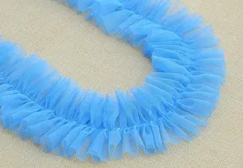 20 yrds lake blue extra dense ruffled tulle trim frill trim pleated mesh trim, tutu dress fabric, ruffle mesh, wedding decors,
20 yrds lake blue extra dense ruffled tulle trim frill trim pleated mesh trim, tutu dress fabric, ruffle mesh, wedding decors,