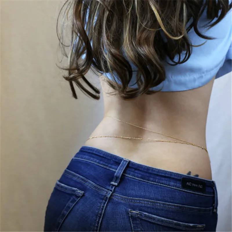 ChimSexy-Colliers multicouches double couche pour femmes, Bikini Fashion, Lien de taille, Bijoux de corps, Bijoux de corps, Nouveau cadeau 3