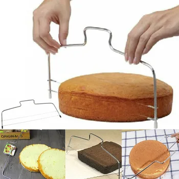Adjustable Wire Cake Slicer Cutter Leveller Decorating Bread Wire Decor Tools Cake Cutter Leveler Cake Tools Bakeware 34x17cm
Adjustable Wire Cake Slicer Cutter Leveller Decorating Bread Wire Decor Tools Cake Cutter Leveler Cake Tools Bakeware 34x17cm