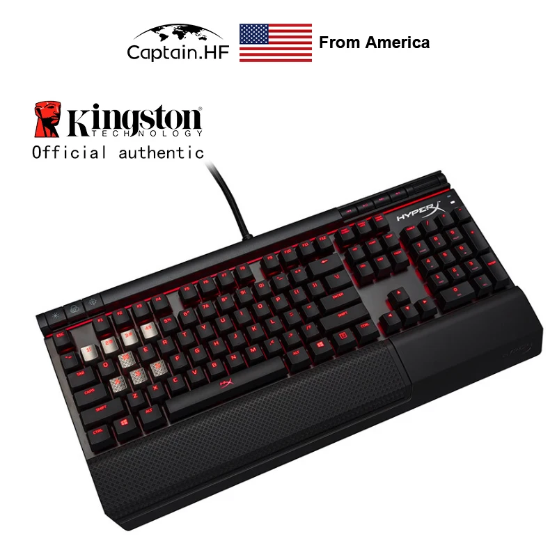 US Captain Professional Gaming Hyper X Alloy Elite RGB Keyboard, 100% Anti-Ghosting and N-key Rollover
US Captain Professional Gaming Hyper X Alloy Elite RGB Keyboard, 100% Anti-Ghosting and N-key Rollover