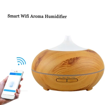 Smart Wifi Wireless 400Ml Aroma Essential Oil Diffuser Air Humidifier Compatible with Alexa and Google Home Amazon Voice Control
Smart Wifi Wireless 400Ml Aroma Essential Oil Diffuser Air Humidifier Compatible with Alexa and Google Home Amazon Voice Control
