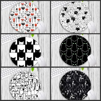 XGZ Cat Balck Wihite Pattern Round Pc Mousepad Gamer Edge Control Optional Animal Mouse Pad Mat Choose Family Office Tablet Mats
XGZ Cat Balck Wihite Pattern Round Pc Mousepad Gamer Edge Control Optional Animal Mouse Pad Mat Choose Family Office Tablet Mats