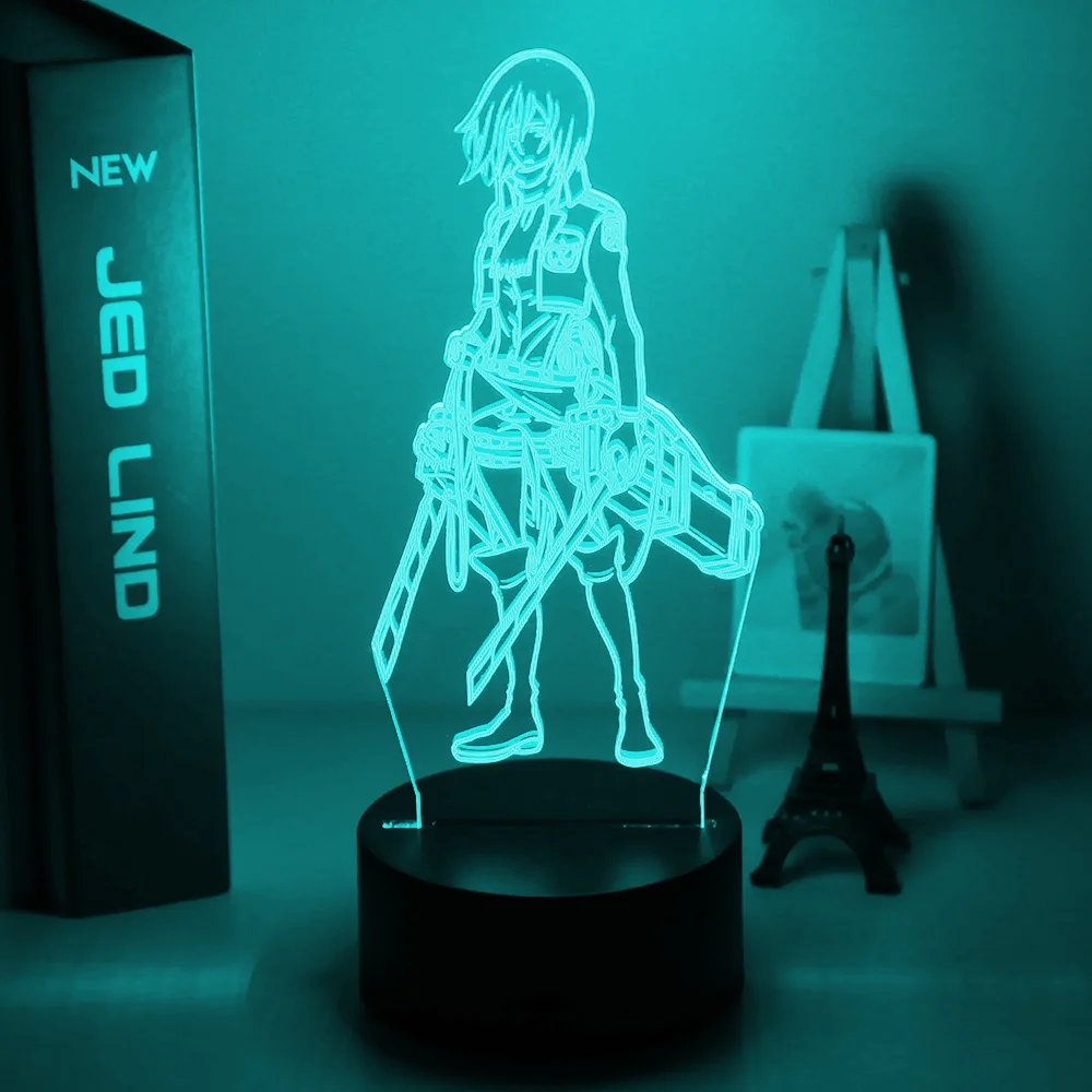 3d Night Light Attack on Titan Mikasa Ackerman Figure Girl Nightlight for Dorm Room Decor Light Led Usb Battery Lamp Event Prize
3d Night Light Attack on Titan Mikasa Ackerman Figure Girl Nightlight for Dorm Room Decor Light Led Usb Battery Lamp Event Prize