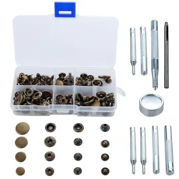 DIY Metal Copper Snap Buttons Button Installation Tool Set Sewing Repair Tools With Box Household Sewing Tools Sets
DIY Metal Copper Snap Buttons Button Installation Tool Set Sewing Repair Tools With Box Household Sewing Tools Sets