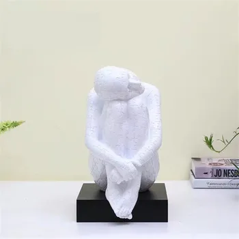 Nordic Thinker Figure Art Sculpture Decoration Character Figurine Resin Crafts Moder Home Decorations Wedding Gift R4408
Nordic Thinker Figure Art Sculpture Decoration Character Figurine Resin Crafts Moder Home Decorations Wedding Gift R4408