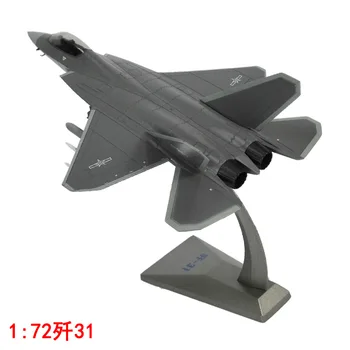 1:72 J31 Aircraft Model Falcon Eagle Simulate Alloy Fighter Military Model Diecast Scale Airplane Model Gift Ornament Collection