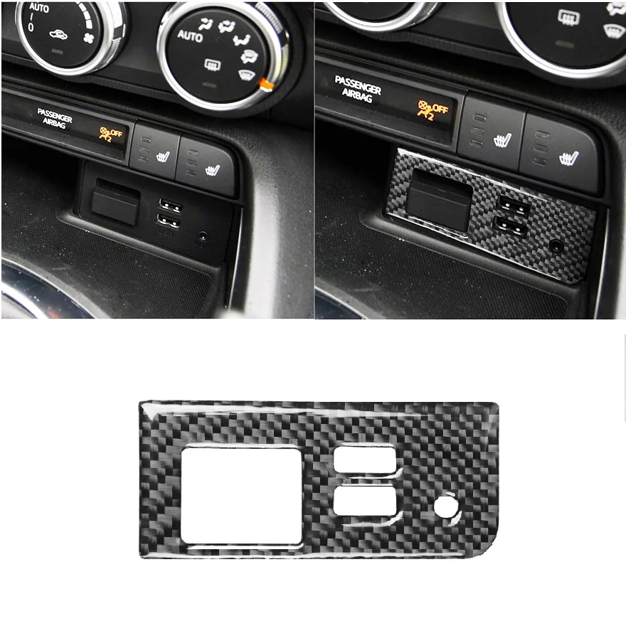 Carbon Fiber Center Storage Button Switch USB Frame Interior Trim Car Accessories Fit For Mazda MX-5 Miata Roadster MX5 ND 2016+
Carbon Fiber Center Storage Button Switch USB Frame Interior Trim Car Accessories Fit For Mazda MX-5 Miata Roadster MX5 ND 2016+