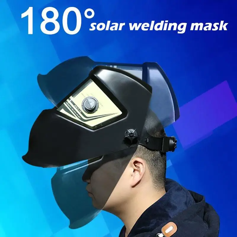 Solar Auto Darkening Welder Mask Welding Helmet Anti-Glare Lens Shade Adjustment 60mAH Lithium Battery Arc Radiation
Solar Auto Darkening Welder Mask Welding Helmet Anti-Glare Lens Shade Adjustment 60mAH Lithium Battery Arc Radiation
