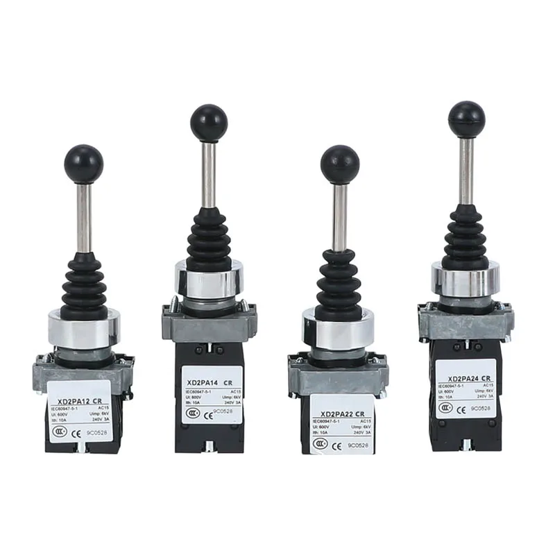 Cross Switch Bidirectional Four-way Self-locking Automatic Reset XD2PA14 PA24 PA12 PA22CR Installation Size 22mm
Cross Switch Bidirectional Four-way Self-locking Automatic Reset XD2PA14 PA24 PA12 PA22CR Installation Size 22mm
