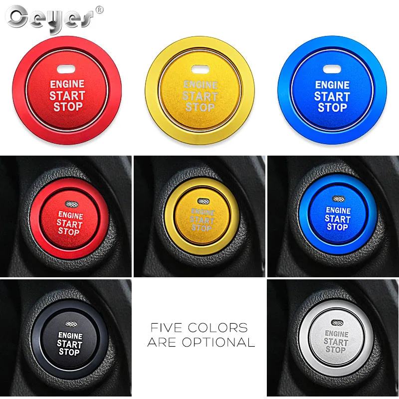 Start Engine Button Ring for SUBARU (21)