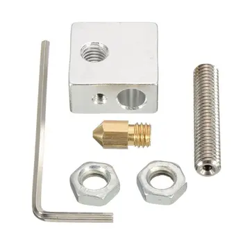 3D Printer Extruder Accessories Parts Tools Nozzle Print Head+ Nozzle Throat + Heater Block for Makerbot
3D Printer Extruder Accessories Parts Tools Nozzle Print Head+ Nozzle Throat + Heater Block for Makerbot