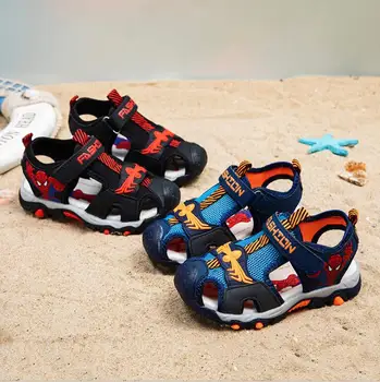 Summer Kids boys Sandals Boys Beach Spiderman Fashion Causal Sandals Children Shoes Baby Boy Closed Toe Sandas Shoes Size 26-36 
Summer Kids boys Sandals Boys Beach Spiderman Fashion Causal Sandals Children Shoes Baby Boy Closed Toe Sandas Shoes Size 26-36