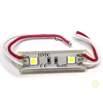 LEDLUX ML0201C brick module LED 2 SMD 5050 warm White 12V waterproof for signboard advertising
LEDLUX ML0201C brick module LED 2 SMD 5050 warm White 12V waterproof for signboard advertising