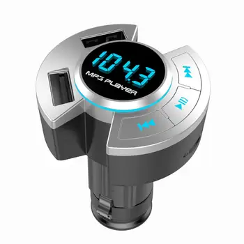 BT17 Multifunctional USB Car Charger FM Transmitter Bluetooth 5.0 MP3 Player
BT17 Multifunctional USB Car Charger FM Transmitter Bluetooth 5.0 MP3 Player