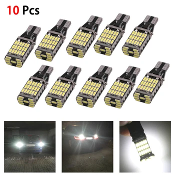10Pcs DC12-24V 6000K White 45 SMD 4014 Error Free LED T15 W16W Car Reverse Back Light Bulb Auto Brake Light Reversing Light LED
10Pcs DC12-24V 6000K White 45 SMD 4014 Error Free LED T15 W16W Car Reverse Back Light Bulb Auto Brake Light Reversing Light LED