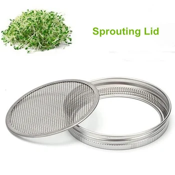 Seed Sprouting Screen Lids Covers Filters with Stand Seed Sprouter Germination Cap Filter Lids for Wide-mouth Mason Jars Canning
Seed Sprouting Screen Lids Covers Filters with Stand Seed Sprouter Germination Cap Filter Lids for Wide-mouth Mason Jars Canning
