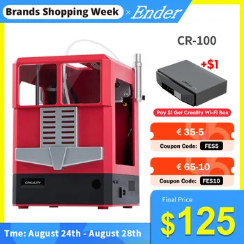 Newest CR-100 Mini 3D Printer 100*100*80 mm printer szie Creality 3D for Children
Newest CR-100 Mini 3D Printer 100*100*80 mm printer szie Creality 3D for Children