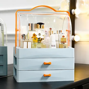 Large-Capacity Portable Makeup Storage Box Desktop Makeup Organizer Skin Care Product Rack Jewelry Cosmetic Storage Box
Large-Capacity Portable Makeup Storage Box Desktop Makeup Organizer Skin Care Product Rack Jewelry Cosmetic Storage Box