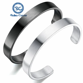 Classic Fashion Open Buckle Flat Gloss Men's Cuff Bracelet Bangle High Quality Stainless Steel Bracelets Men Temperament Jewelry
Classic Fashion Open Buckle Flat Gloss Men's Cuff Bracelet Bangle High Quality Stainless Steel Bracelets Men Temperament Jewelry