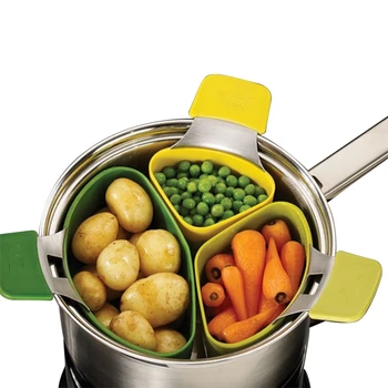 3Pcs/Set Food Steamer Basket Silicone Steam Cooker For Cooking Vegetable Multifunction Kitchen Accessories Cookware
3Pcs/Set Food Steamer Basket Silicone Steam Cooker For Cooking Vegetable Multifunction Kitchen Accessories Cookware