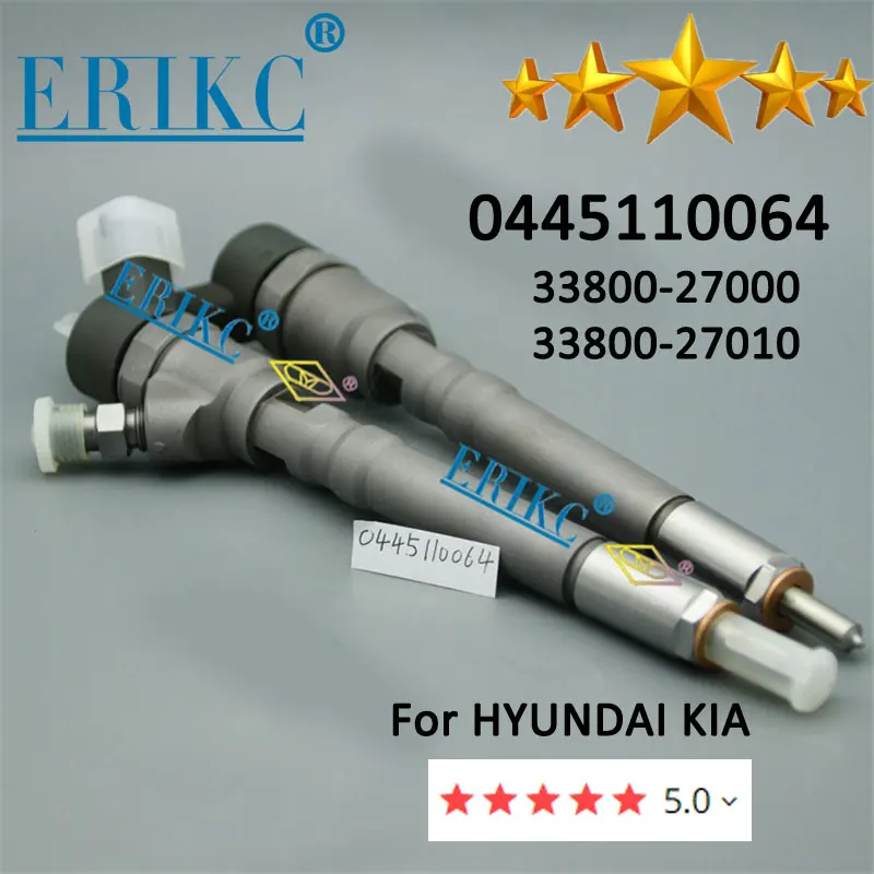 

0445110064 338000-27000 CR Diesel Injector Nozzle 0445 110 064 Fuel Injection Assy 0 445 110 064 For HYUNDAI Santa Matrix KIA