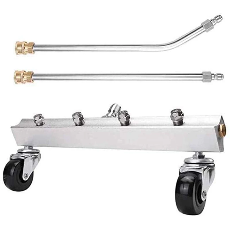 High Pressure Washer Chassis Cleaner Electric Accessories Under The Carrier Including 45 Degree Tilt Rod 4000 PSI | Инструменты
