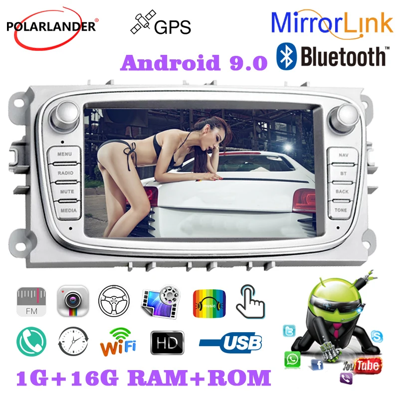 2 Din 7'' Car Multimedia player IOS / Android GPS Car Radios Built-in WIFI Android For Ford/Focus/S-Max/Mondeo 9/GalaxyC-Max
2 Din 7'' Car Multimedia player IOS / Android GPS Car Radios Built-in WIFI Android For Ford/Focus/S-Max/Mondeo 9/GalaxyC-Max